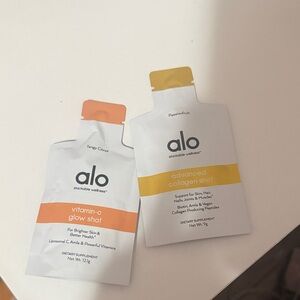 ALO Yoga Vitamin-C Glow Shot and Advanced Collagen Shot - White and Yellow